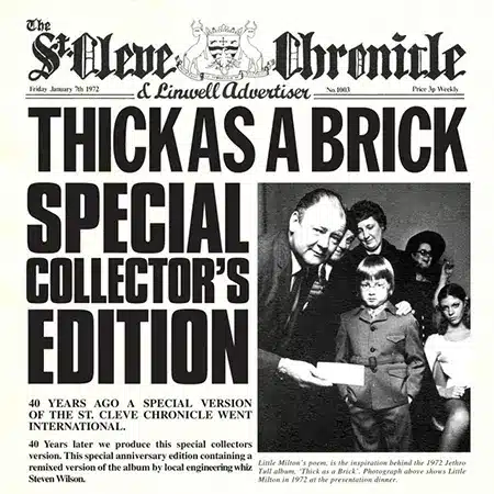 jethro tull + Thick as a Brick + album
